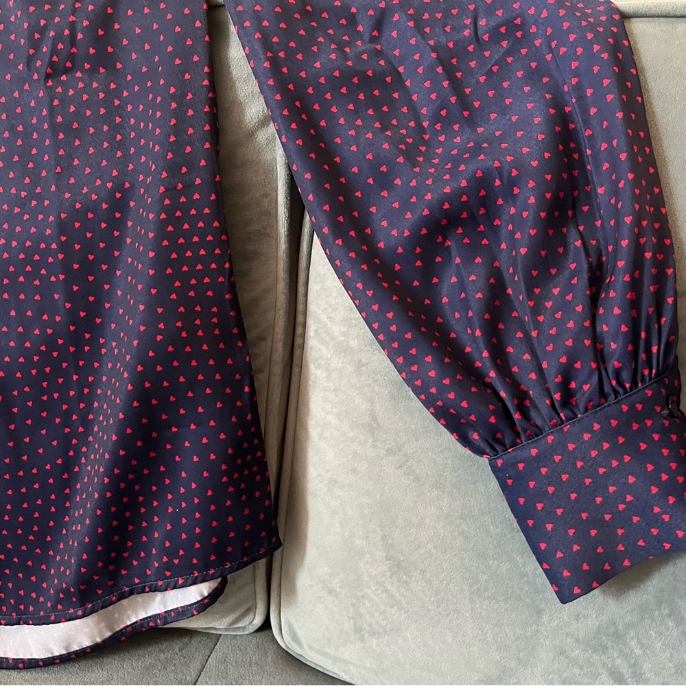 Modcloth Heart Button Down Blouse - image 7